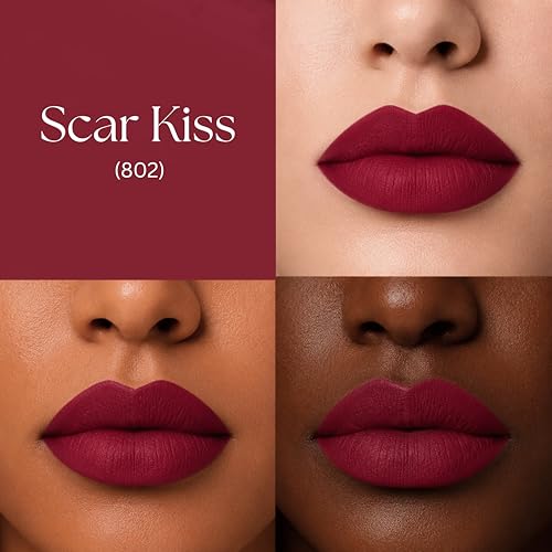 Image of BARELOVE SLAY All Day Non-Drying Liquid Lipstick for Women with Matte Finish One Swipe Application | Highly Pigmented |Smooth Glide Formula | Long Lasting | Transferproof | 12 ml | 802-Scar kiss