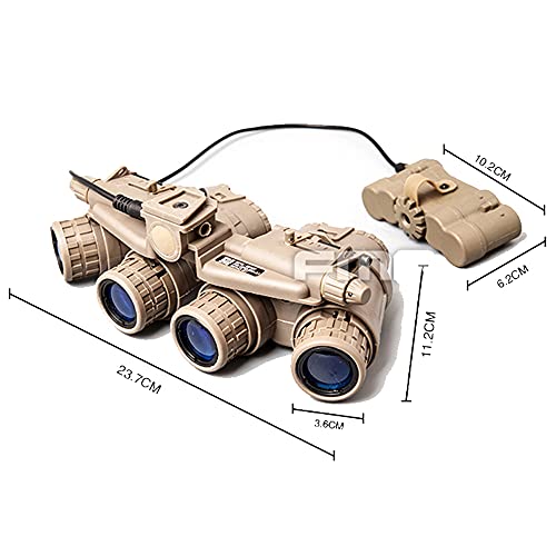 Airsoft Hunting Tactical GPNVG 18 Night Vision Goggles Dummy NVG Model No Function (Sand)