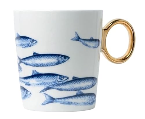 Tasse Angeln Gold | Heinen Delfts Blauw | Souvenir