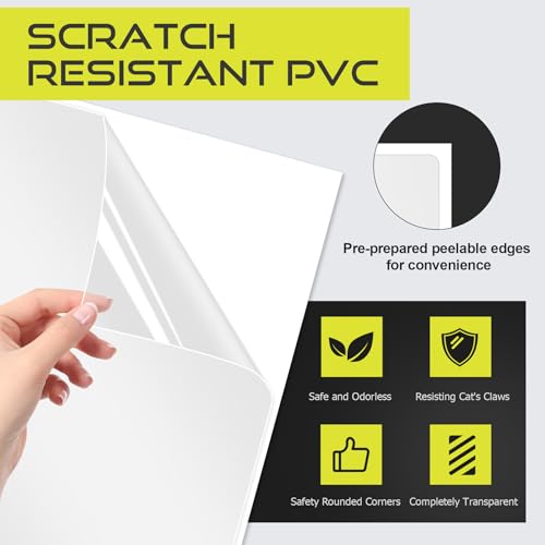 Protetor de móveis antiarranhões para gatos, pacote com 6 protetores de sofá da Cat Claws para canto