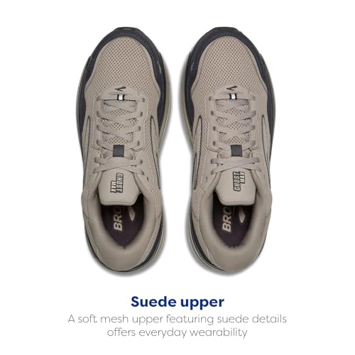 Image of Brooks Men's Ghost Max Suede /Leather Neutral Running & Walking Shoe