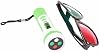 Probador de optometría - oftálmico portátil de metal, prueba de cuatro luces de Worth, filtro verde completo para evitar desviaciones, luz de prueba de 4 puntos de 1200 mAh para examen ocular 6