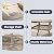 VICLLAX 7 Pieces Outdoor Dining Set, Patio Furniture Set of 6 Patio Stackable Dining Chairs and 47" Outdoor Metal Round Table with Storage Shelf for Lawn Yard, Sandshell Chairs and Sandshell Table