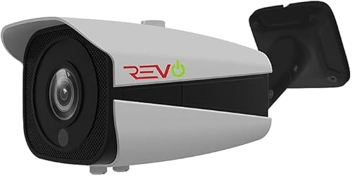 REVO America Cámara bala Aero HD para interiores y exteriores con lente varifocal (RACBJ2812-3)