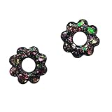 SYSTÈME INTERCHANGEABLE: Les pampilles sont vendues avec des créoles dorées en acier inoxydable.