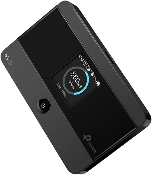 TP-Link M7352 Mobiler 4G-LTE-WLAN-Router mit bis zu 150 Mbit/s, Farb-LCD-Display, 2100-mAh-Akku (bis zu 10 Stunden Betriebszeit), verbindet bis zu 10 Geräte gleichzeitig - 1