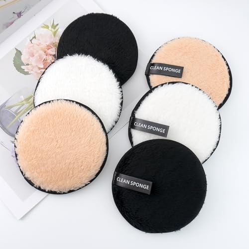 Reusable Double-Sided Makeup Remover Pads - 6 Pack - Image 6