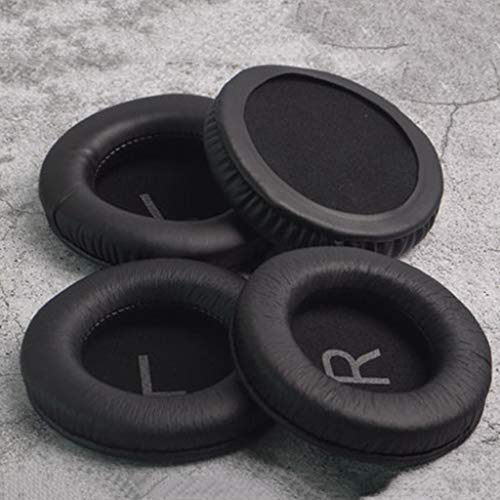 WOWOWO 1Pair Soft Earpads Leather Ear Cushion Cover for AKG K52 K72 K92 K240 Headphones,Black,100x18mm - Image 4