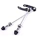 AiTuiTui 1 Pair MTB Quick Release Skewers Bike QR, 145/180 mm Road Mountain Bicycle Wheel Hub Front and Rear Clip Bolt Lever Axle Set