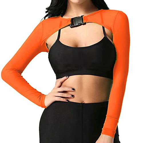 Image of Ypser See Through Glitter Mesh Crop Top Sheer Open Front Shrug Fishnet Cover Ups
