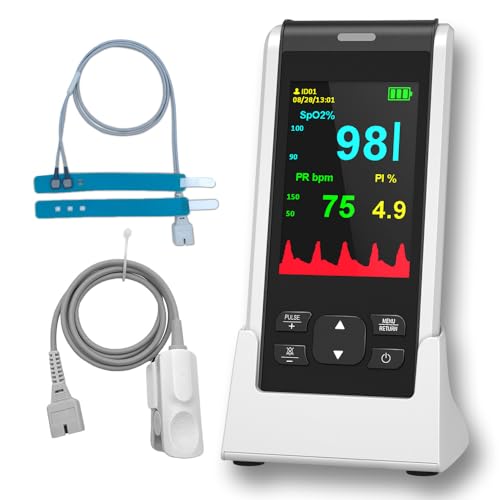 Image of Baby Pulse Oximeter for Kids-Pulse Oximeter Fingertip Baby Oxygen Monitor Infant Spo2 Pulse Monitor,Compatible with iOS Android,Suitable for Children Infant Kids