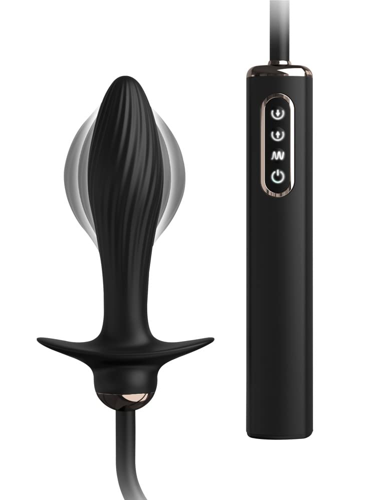 Vibratore anale gonfiabile, per auto, con telecomando, in silicone morbido e setoso, analogico, 05469760000