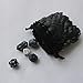 Scalemail Dice Bag in knitted Dragonhide Armor- Black