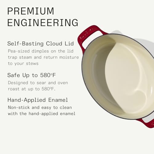 Cocotte ovale fabriquée en France en fonte émaillée durable - 3