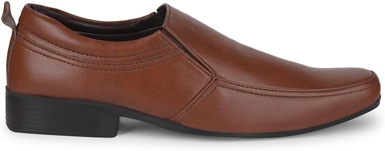 BATA Men’s Formal Driving Slip Penny Loafers Dress Shoes, Boat Style Oxford, Derby Slip-On with Cushioned Insole and Durable Sole, Moccasins Shoes for Office, Event, Wedding & Daily Wear - Image 2