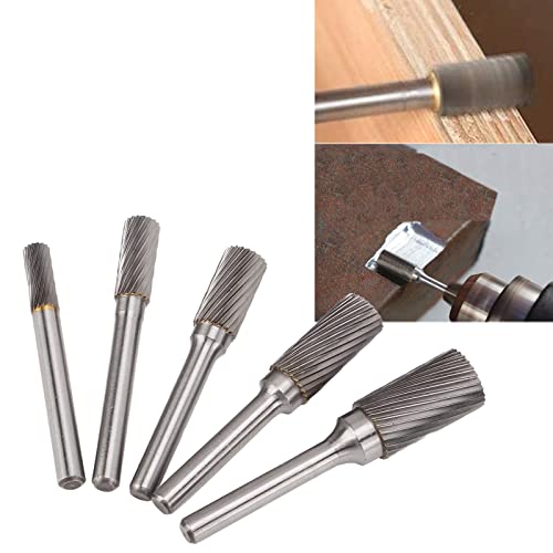 Set de 5 fresas de carburo con vástago de 6 mm miniatura 6