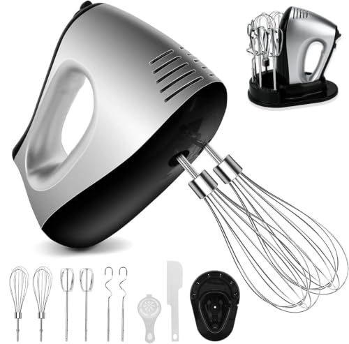 Handmixer Handrührgerät 500 W mit 5 Geschwindigkeiten & Turbinenfunktion