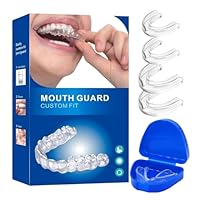 Knirscherschiene für Nacht, Zahnschiene Mundschutz Set, Aufbissschiene für Nacht, Benutzt für Reduziert Zahnschiene Knirschen, Effektiv Schnarchstopper, Keine Pressung auf Zähne und Zahnfleischen