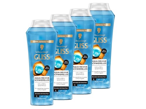 Gliss Shampoo Aqua Revive, 4 x 250 ml