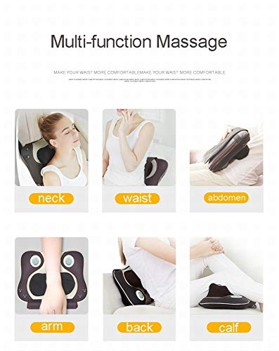 Coussin pétrissage masseur cou électrique multifonction taille arrière body deep tissue