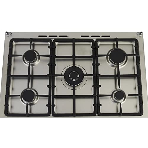 بوتاجاز قائم بذاته من لاجيرمانيا 9C10GLA1X4AWW، 5 شعلة غاز - فضي