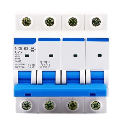 TWHNPGWR NXB-63 4P AC 230/400V Miniatura C 6 10 16 20 25 32 40 63A Protector de sobrecarga DZ47 Interruptor de Aire Estilo C 1 Uds(80a)