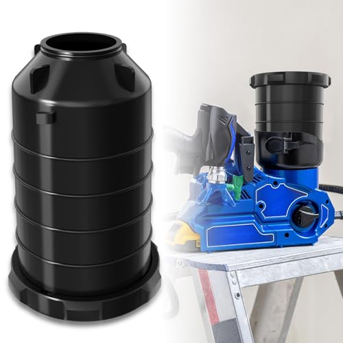 64 oz Replacement Cup and Lid Set Compatible with Graco Ultra Quickshot Airless Sprayer 18H078, Larger Capacity Ensures Paint Freshness