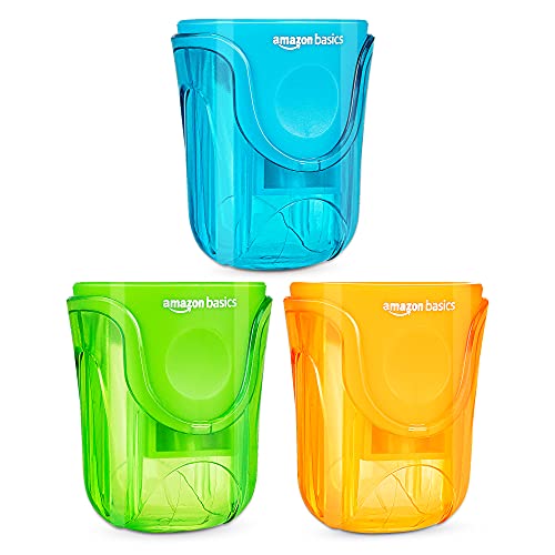 Amazon Basics School Pencil Sharpener, 1 Hole, 3-Pack #TOP4