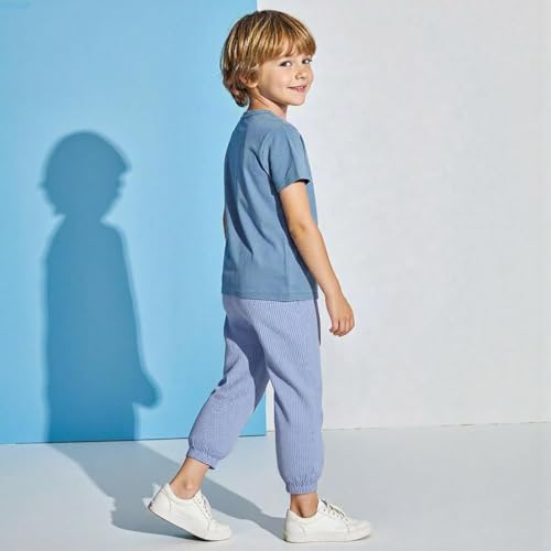 Kids' Breathable Quick Dry Ice Silk Mosquito Pants Kids, Loose Anti-Mosquito, Sun Protection, Elastic Waist, Cuffed Ankles4