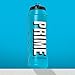 PRIME 32 oz Blue Squeeze Sports Water Bottle, BPA Free, Dishwasher Safe, Easy-Grip Ergonomic Leakproof Design, Fast Hydration for Gym, Cycling, Running