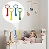 laxreheye Anillos de tirón Playpen, Anillos de cunas de bebé | 4X Anillos de extracción de bebé para Caminar | Asistente de Ejercicios para Caminar para niños, Ayuda de Entrenamiento de Fuerza del #1