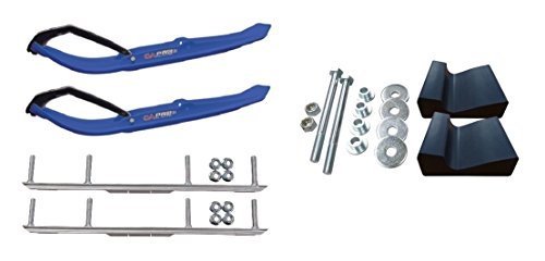 C&A Pro Blue MTX Snowmobile Skis w/ 4.5