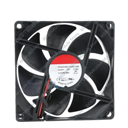 Ventilateur de refroidissement inverseur PF92252B1-1000C-A99 DC24V 5.16W axial - 2