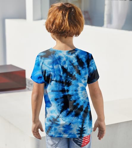 Image of Boys Tie Dye Shirt Size 4-14 Hippies Senior Rainbow Tees T Shirts for Kids | Tees T shirts for Kids