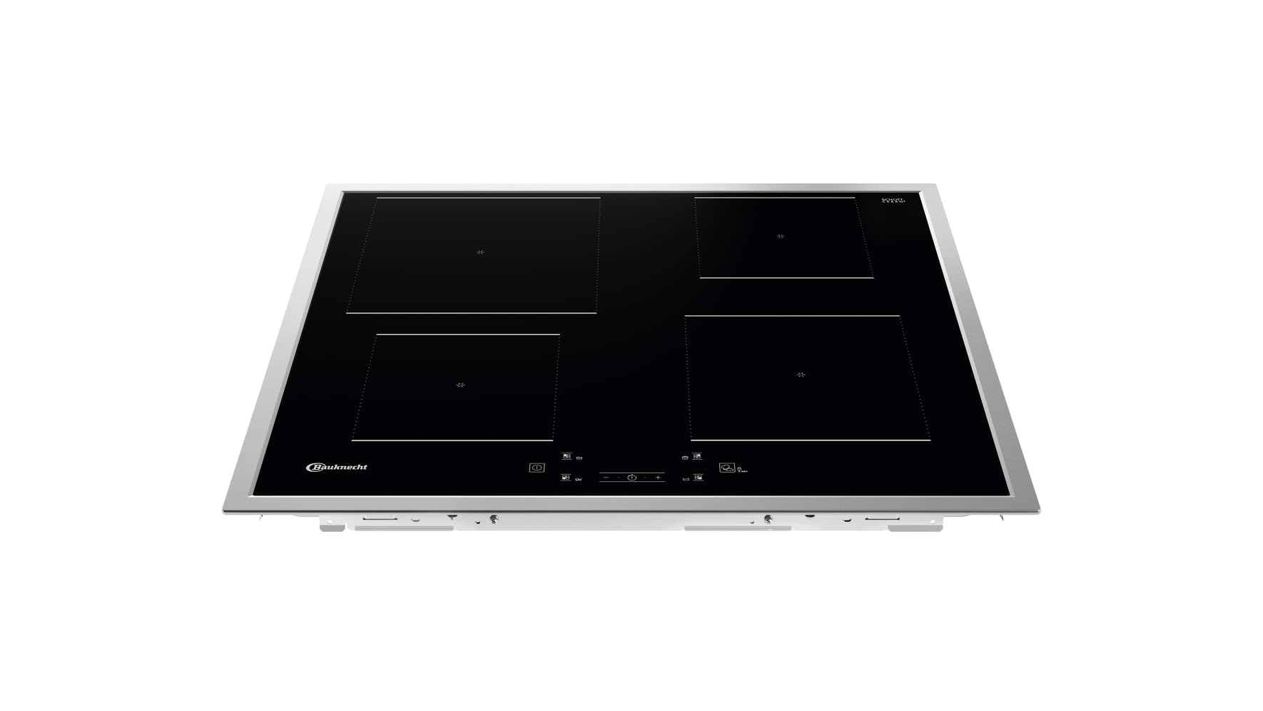 Bauknecht BAKO 466 Steam IND Einbau Backofen-Kochfeld Kombination Heißluftbackofen 12 Funktionen Gentle Steam EEK A+ Induktions-Kochfeld 60cm Inox