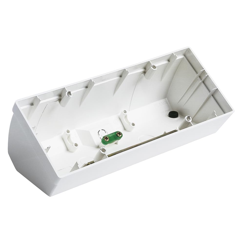 VIMAR 14787 Plana Scatola inclinata da tavolo per installazione di 7 moduli, 20.6x8x6.75 cm, colore bianco