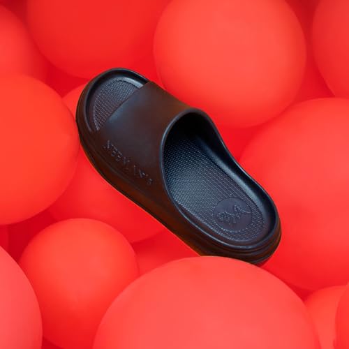 Image of Neeman's Cushers Slides for Men | CushyVerse Cushioned Waterproof Chappal | Arch Support Flip Flops & Sliders | Bounce Back Soft Cushioning Slipper for Daily Use