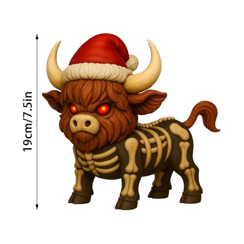 Décorations de vache pour la maison et jardin d'hiver figurine résine - 6
