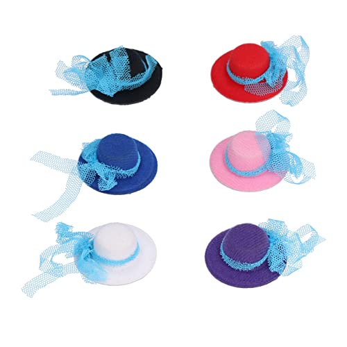 Chapéu de Casa de Bonecas Em Miniatura, Chapéu de Cavalheiro para Decoração de Casa de Bonecas para