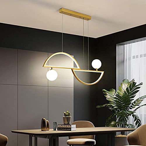 Lampe à suspension LED 48W dimmable CNCNSH lustre acrylique - 2