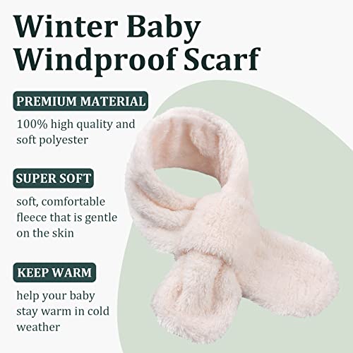 JANGANNSA Fleece Kids Scarf - Warm Winter & Autumn Neck Warmer for Boys & Girls 1-6Y2