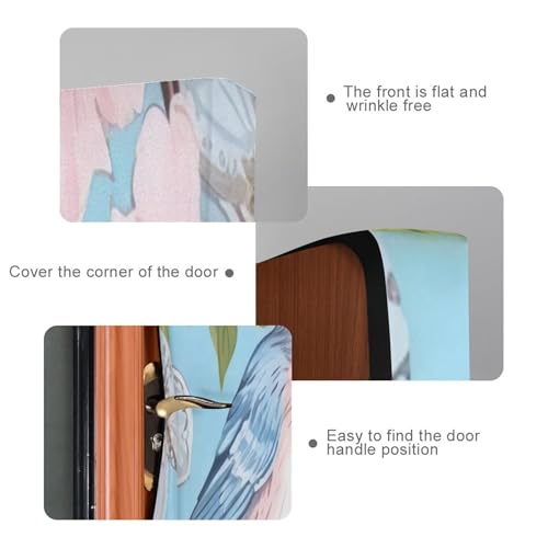 Housse de porte extensible pour cacher les imperfections - 5