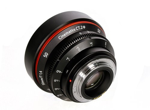 Cinematics Customized Cine Lens Can50Mm F/1.4 Ef Cinematics V2 For Dslr Camera New #TOP3