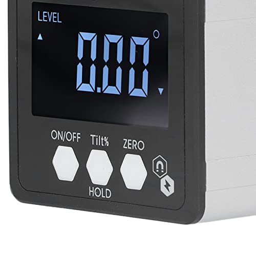 Inclinómetro digital Mingzhe con pantalla LCD grande y base magnética miniatura 2