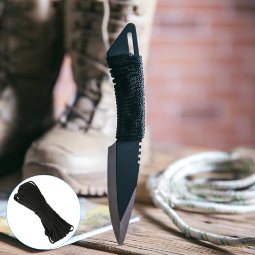 Jiujuda9 6 STK Nylon-Kernseil 4mm x 10m | 7-Strang Polyester-Seil mit 250kg Tragkraft | Allzweckseil für Camping, Hundegeschirr & Outdoor-Notfallausrüstung | 6 Camouflage-Farben