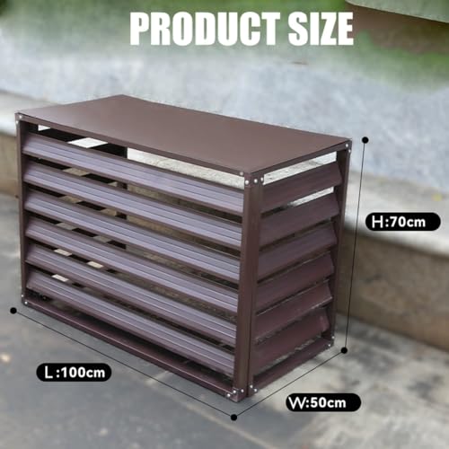 Pantalla de aire acondicionado de aluminio de fácil montaje y 3 paneles modulares 4