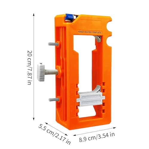Modèle de défonceuse de charnière pour corriger les portes de garage - 6