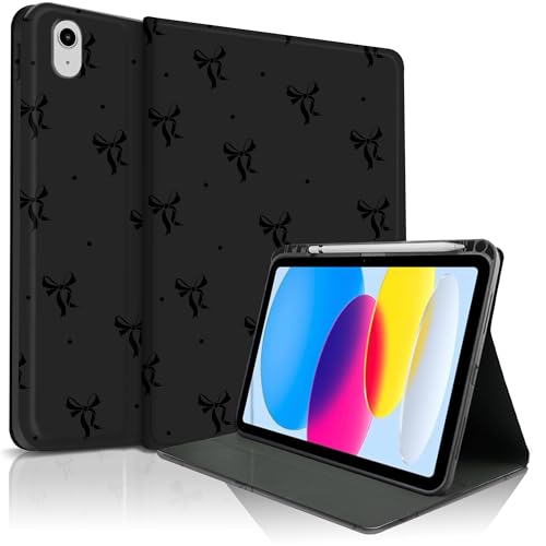 Étui iPad 11 papillon housse protection antichoc pour A16 noir