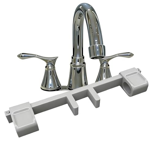 Cerradura del grifo del lavabo y doble fregadero con fijación universal de tubería central