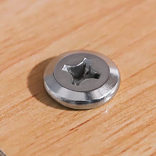 image for Glvaner (30 pcs) M6-1.0 x 20mm Binding Screws, Flat Round Head Phillip